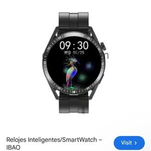 Black Smartwatch with Advanced Features